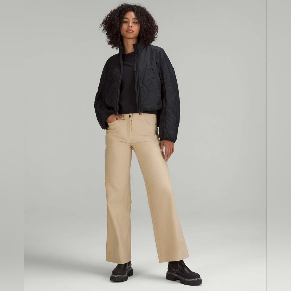 lululemon athletica Wide-Leg Pants in Beige